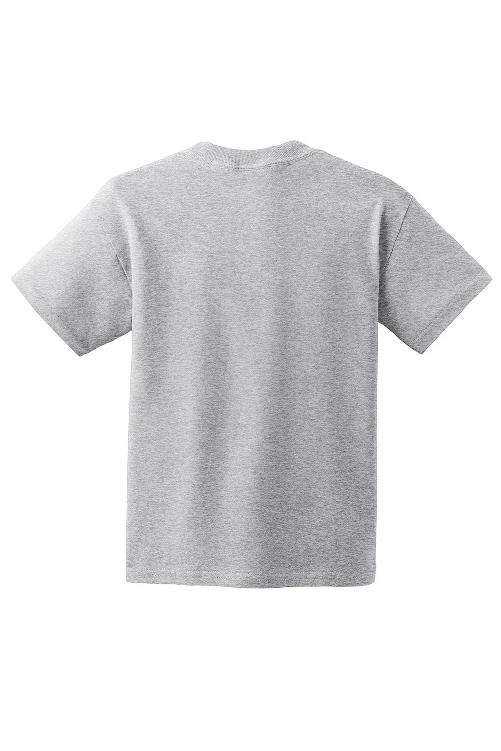 Hanes Youth ComfortSoft Short Sleeve Crewneck T-Shirt - Light Steel Grey