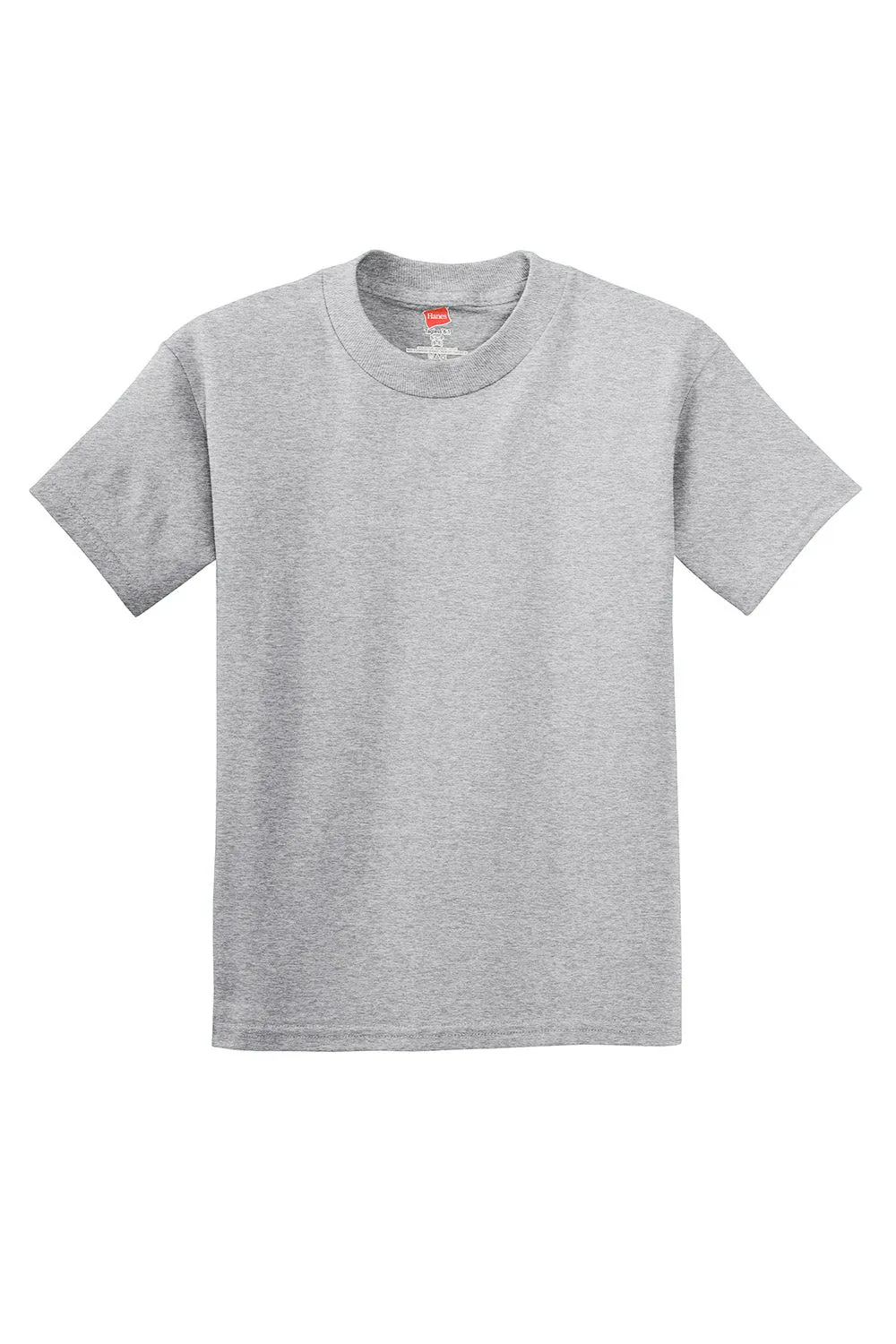 Hanes Youth ComfortSoft Short Sleeve Crewneck T-Shirt - Light Steel Grey