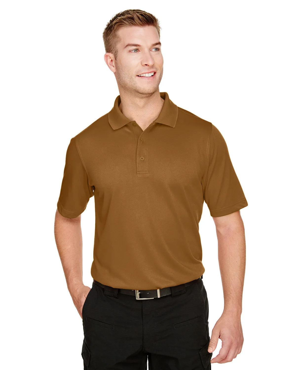Harriton M348 Men's Advantage Snag Protection Plus IL Polo