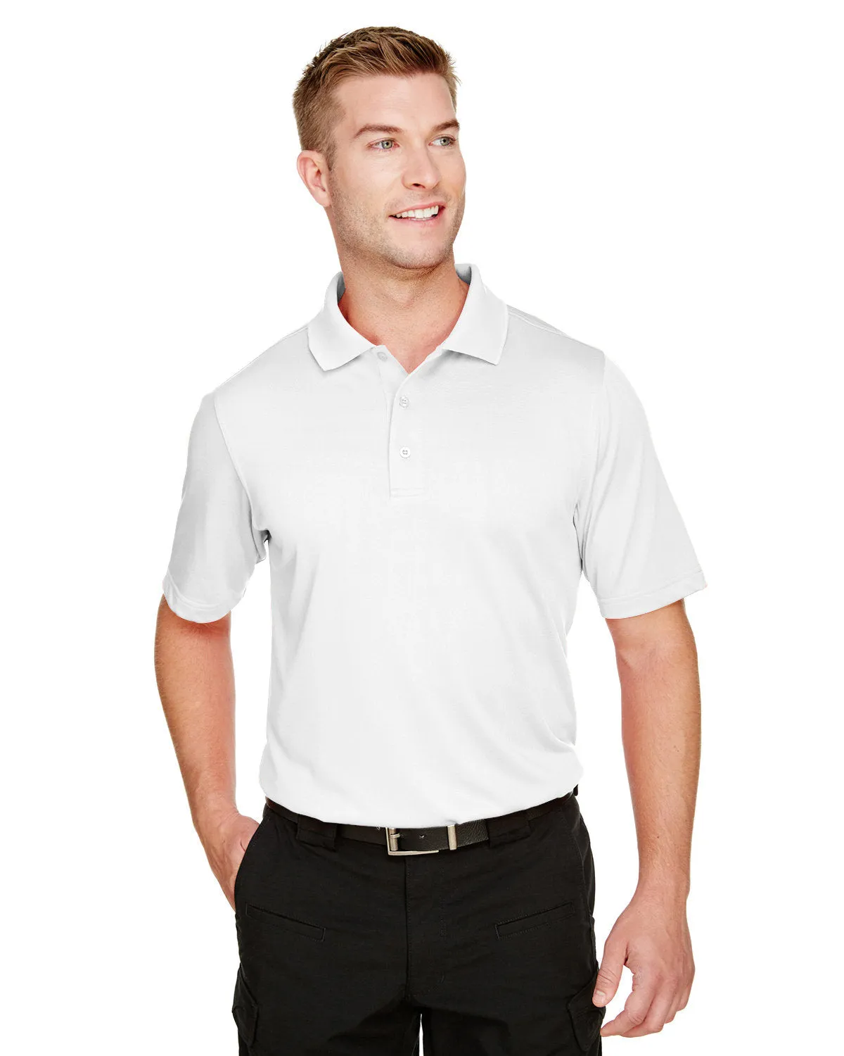 Harriton M348 Men's Advantage Snag Protection Plus IL Polo
