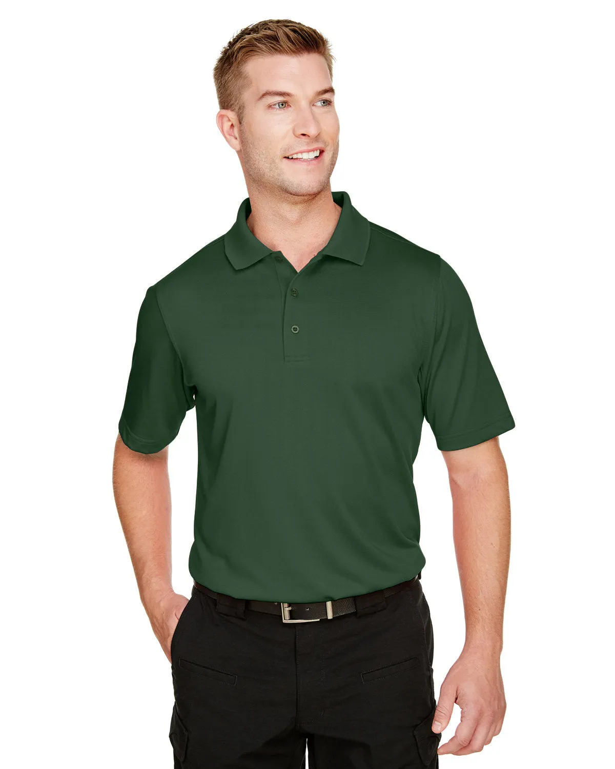 Harriton M348 Men's Advantage Snag Protection Plus IL Polo