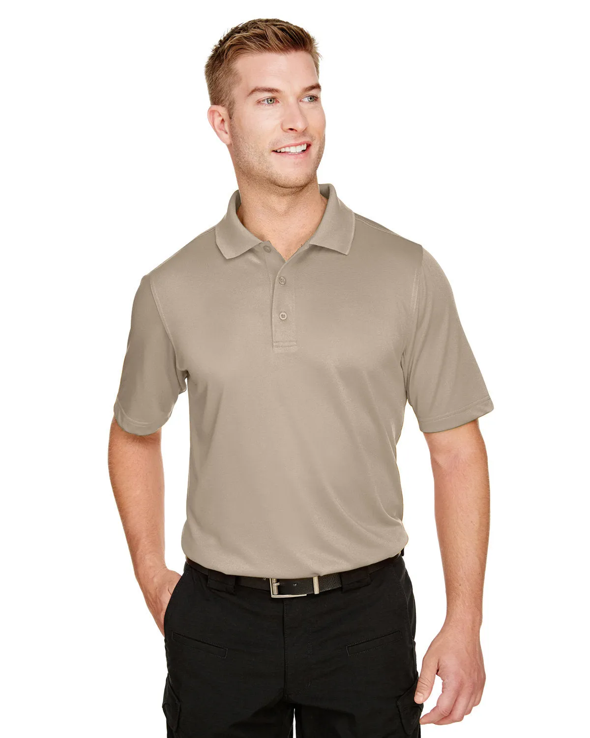 Harriton M348 Men's Advantage Snag Protection Plus IL Polo