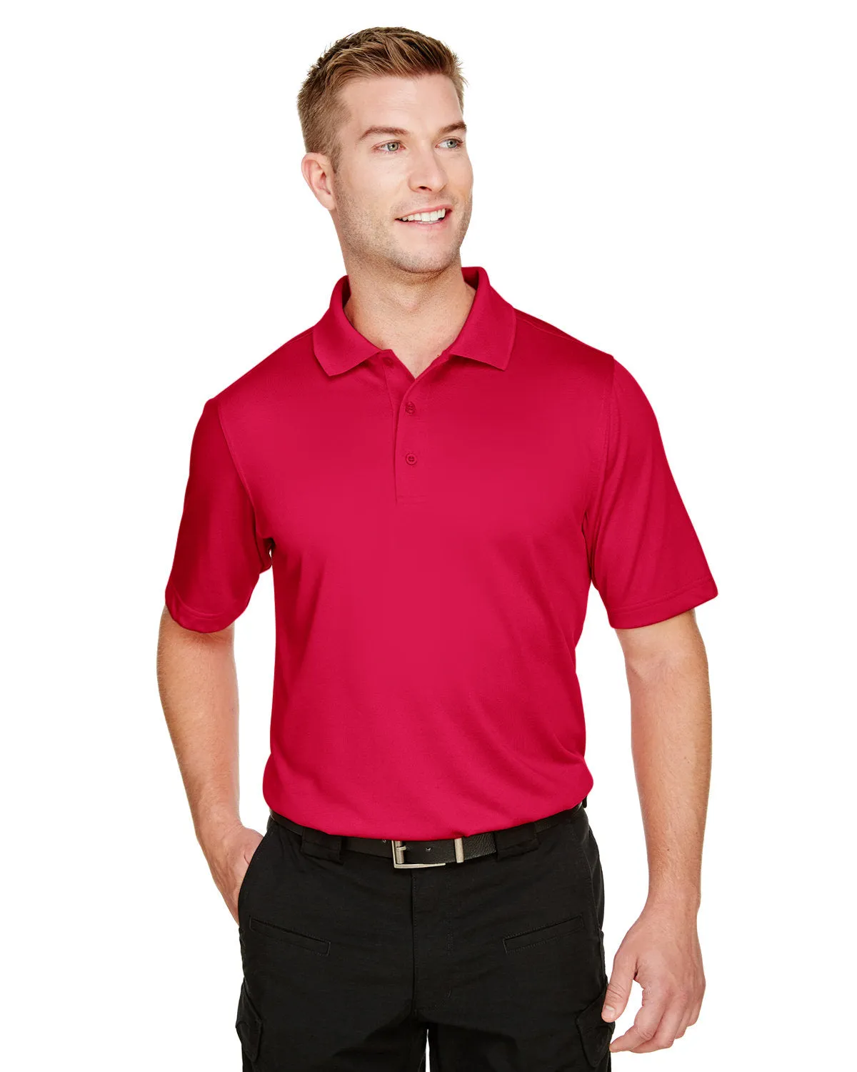 Harriton M348 Men's Advantage Snag Protection Plus IL Polo