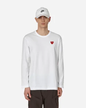 Heart Longsleeve T-Shirt White
