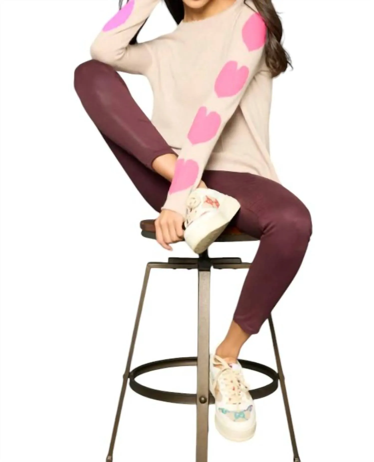 Heart Stealer Sweater In Birch