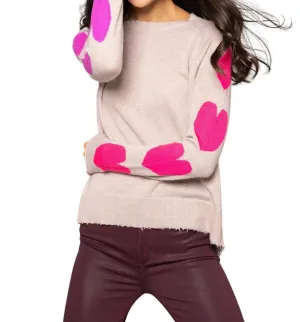 Heart Stealer Sweater In Birch