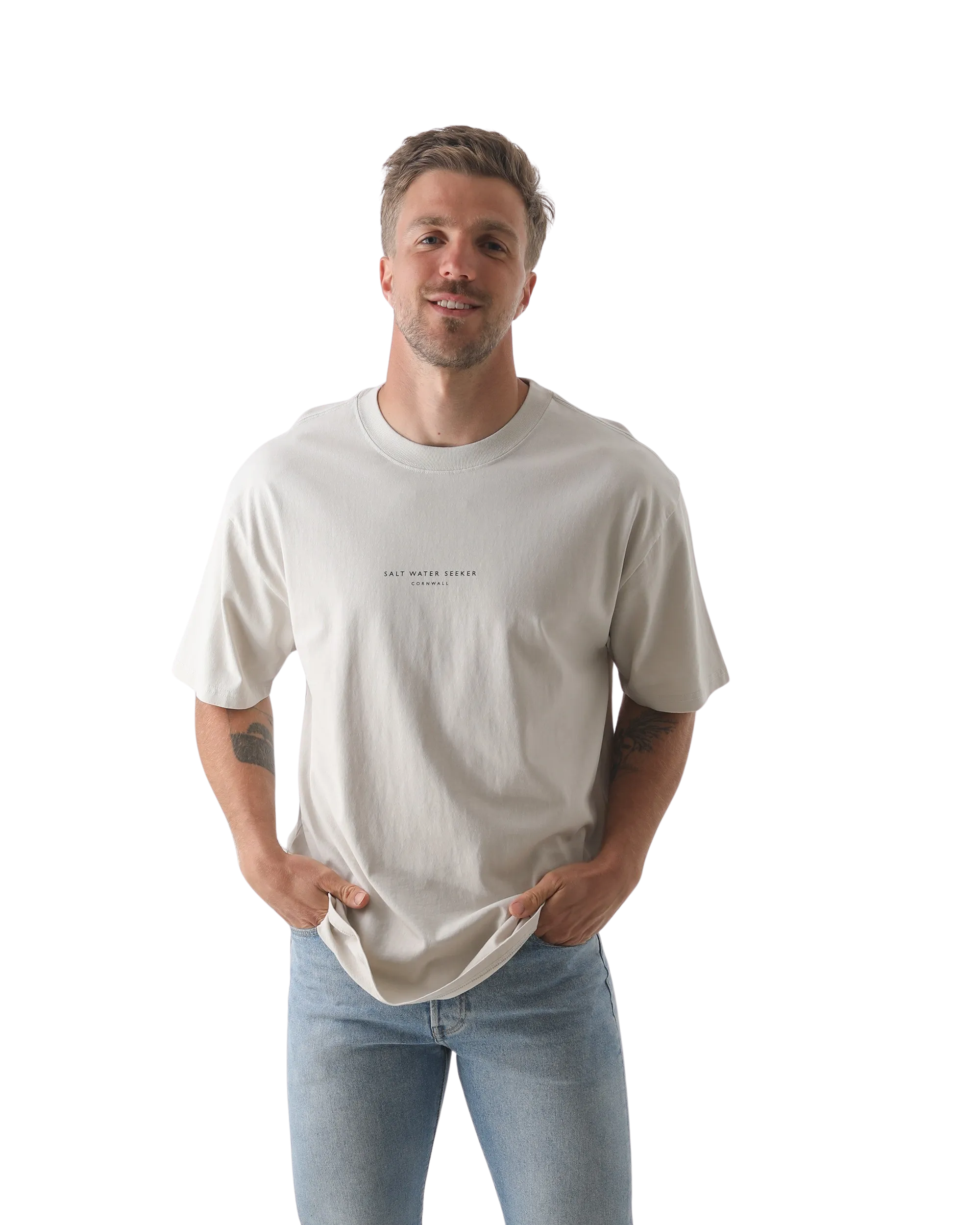 Hideout T-Shirt in Bone