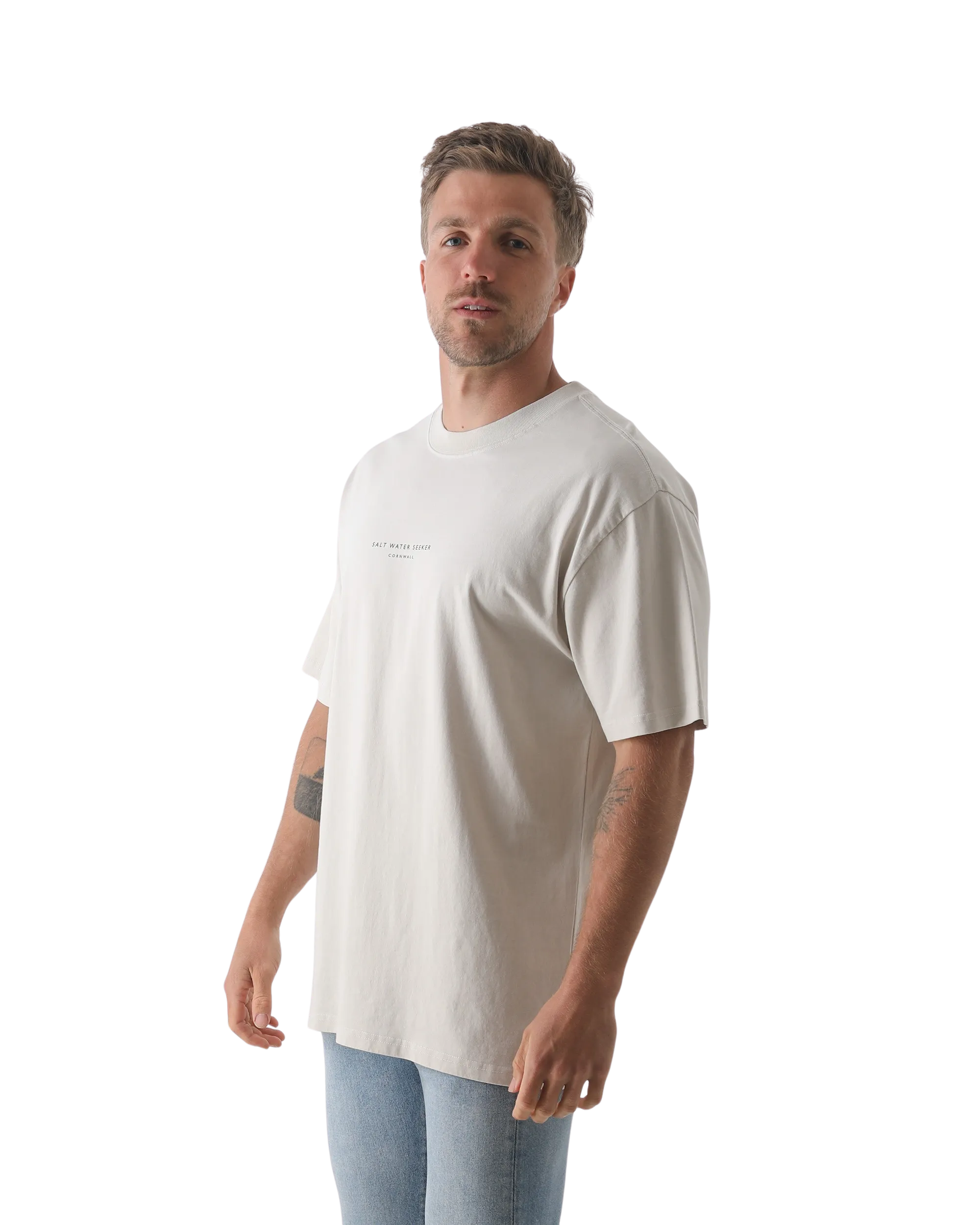 Hideout T-Shirt in Bone