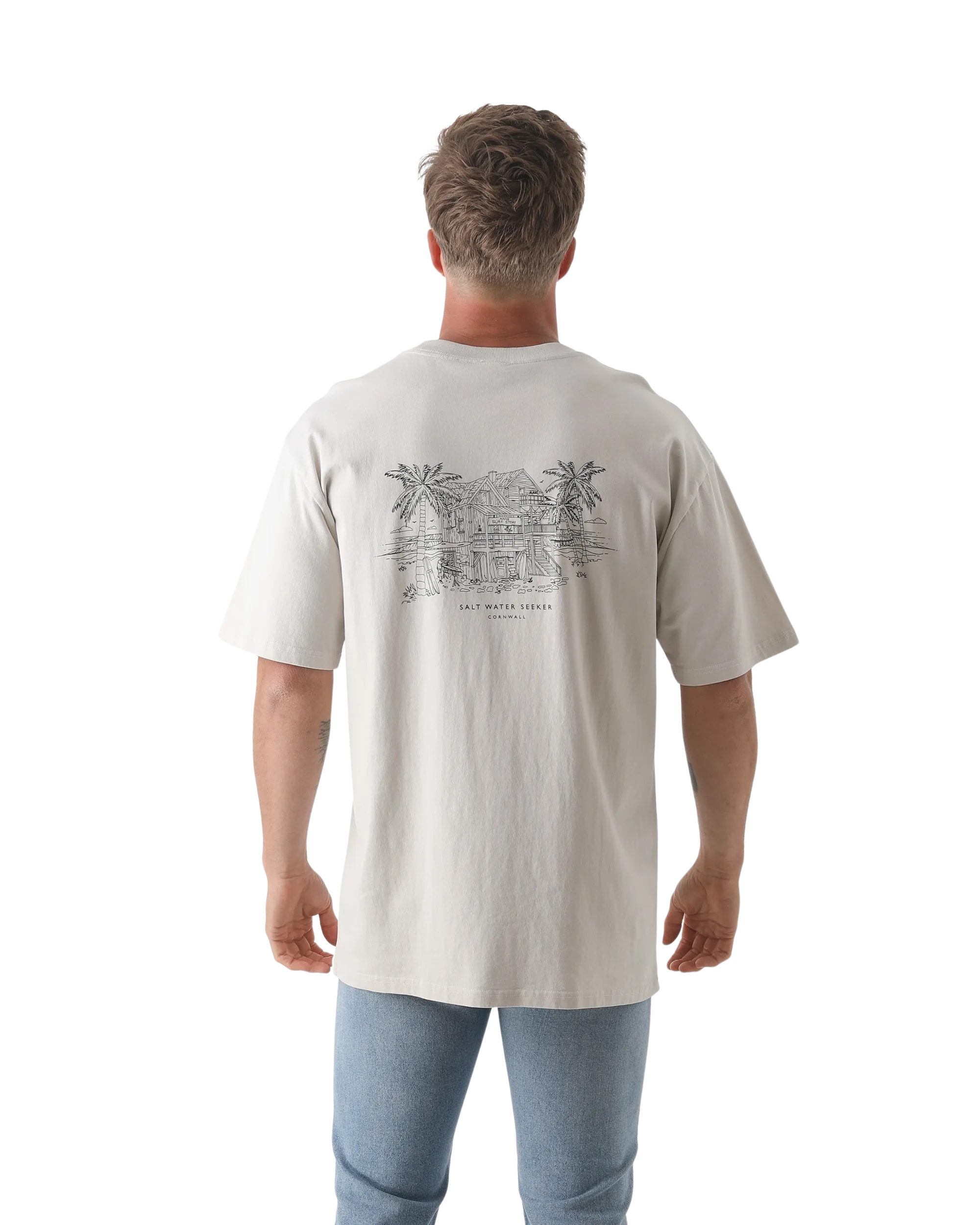 Hideout T-Shirt in Bone