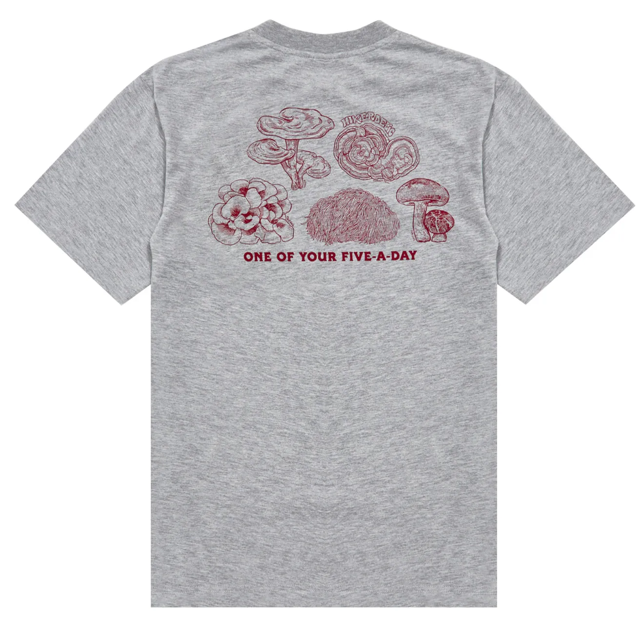 Hikerdelic 5 a Day SS T-Shirt Grey Marl