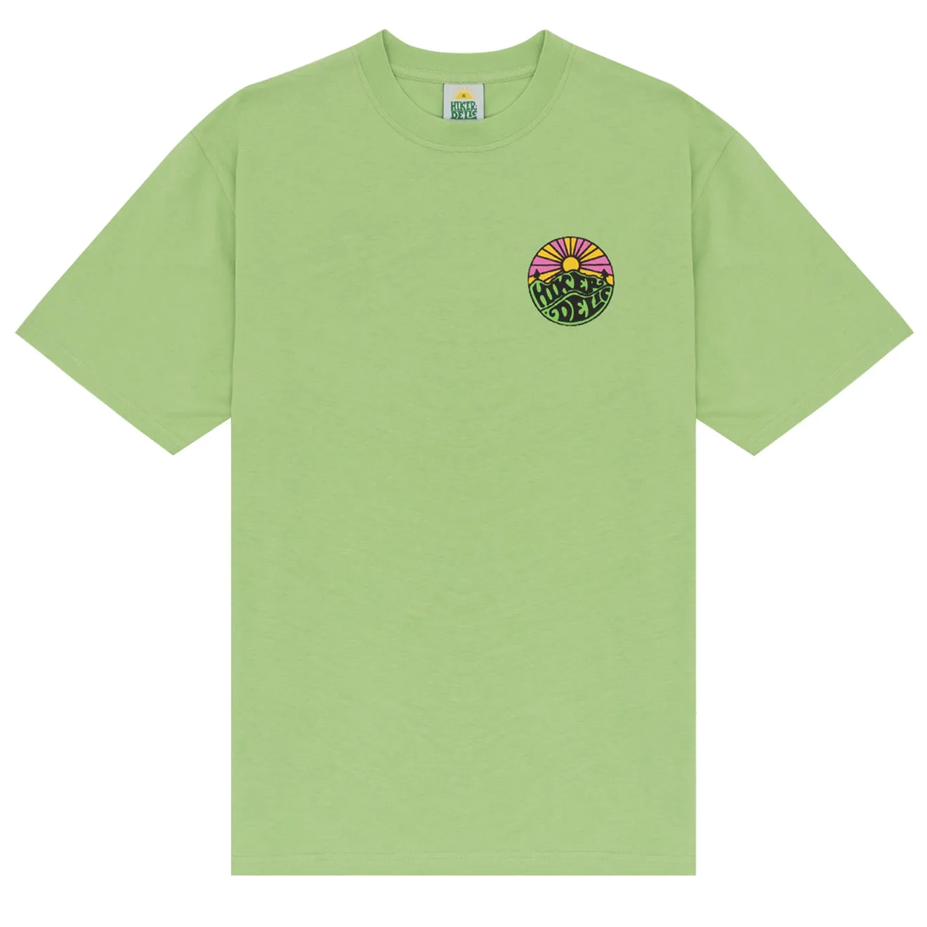 Hikerdelic Original Logo SS T-Shirt - Lime