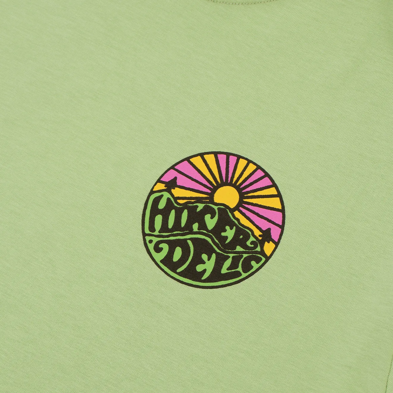 Hikerdelic Original Logo SS T-Shirt - Lime