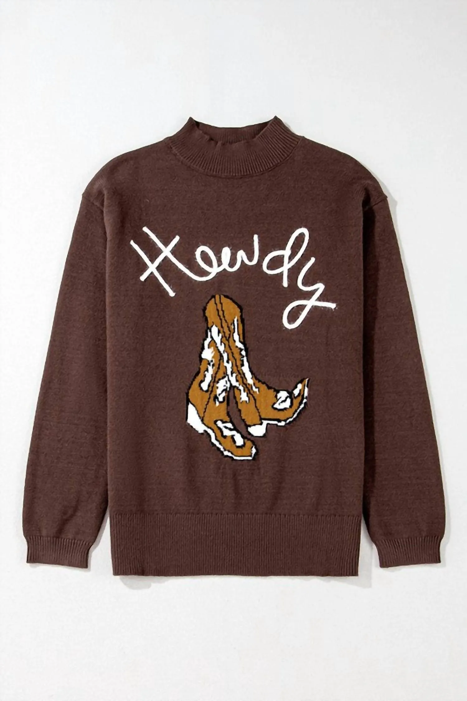 Howdy Sweater In Coffee