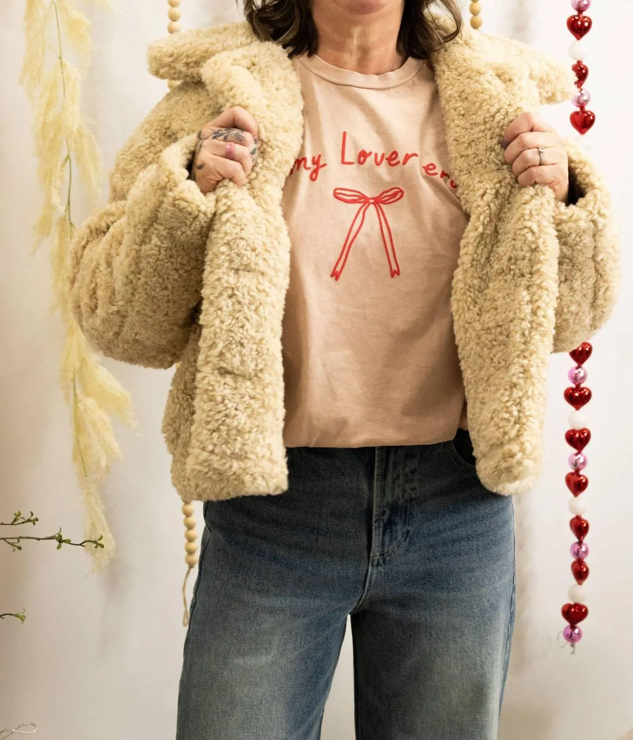 In My Lover Era Sweatshirt In Gold