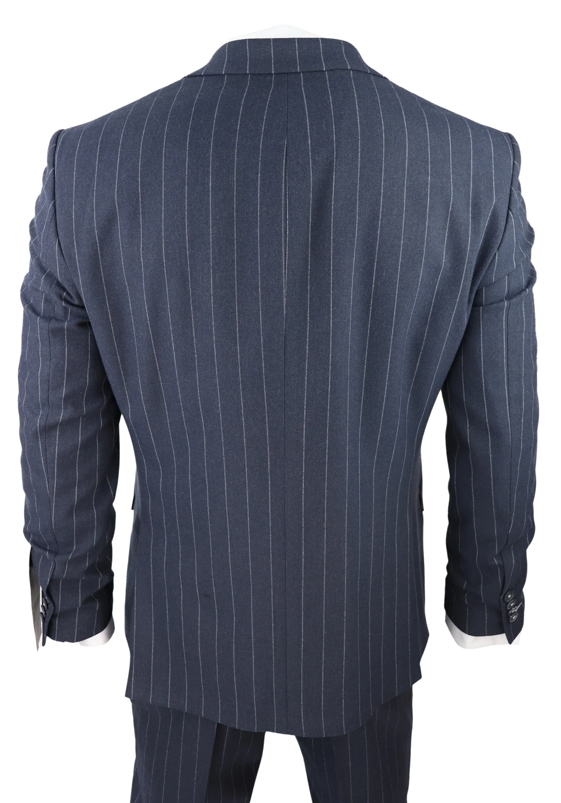 Invincible 3 Piece Suit Pinstripe
