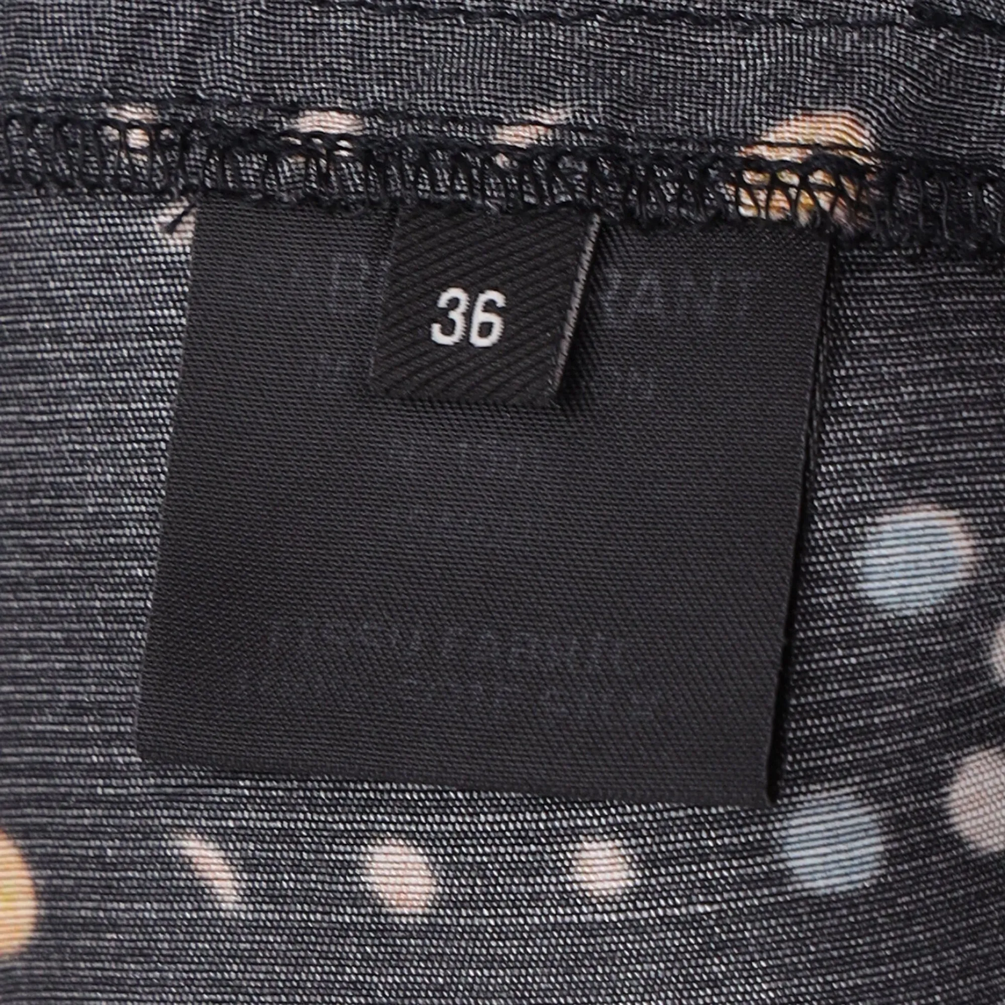 Isabel Marant Polka Dots Print Gartered-Waist Straight-Leg Trousers in Black Cotton