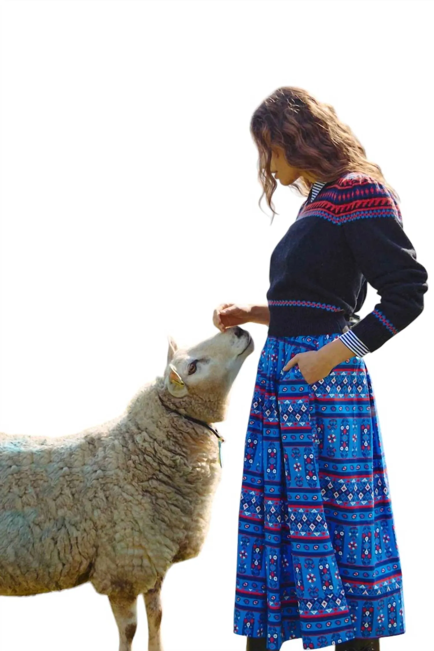 Jackie Sweater In Highgrove Fairisle