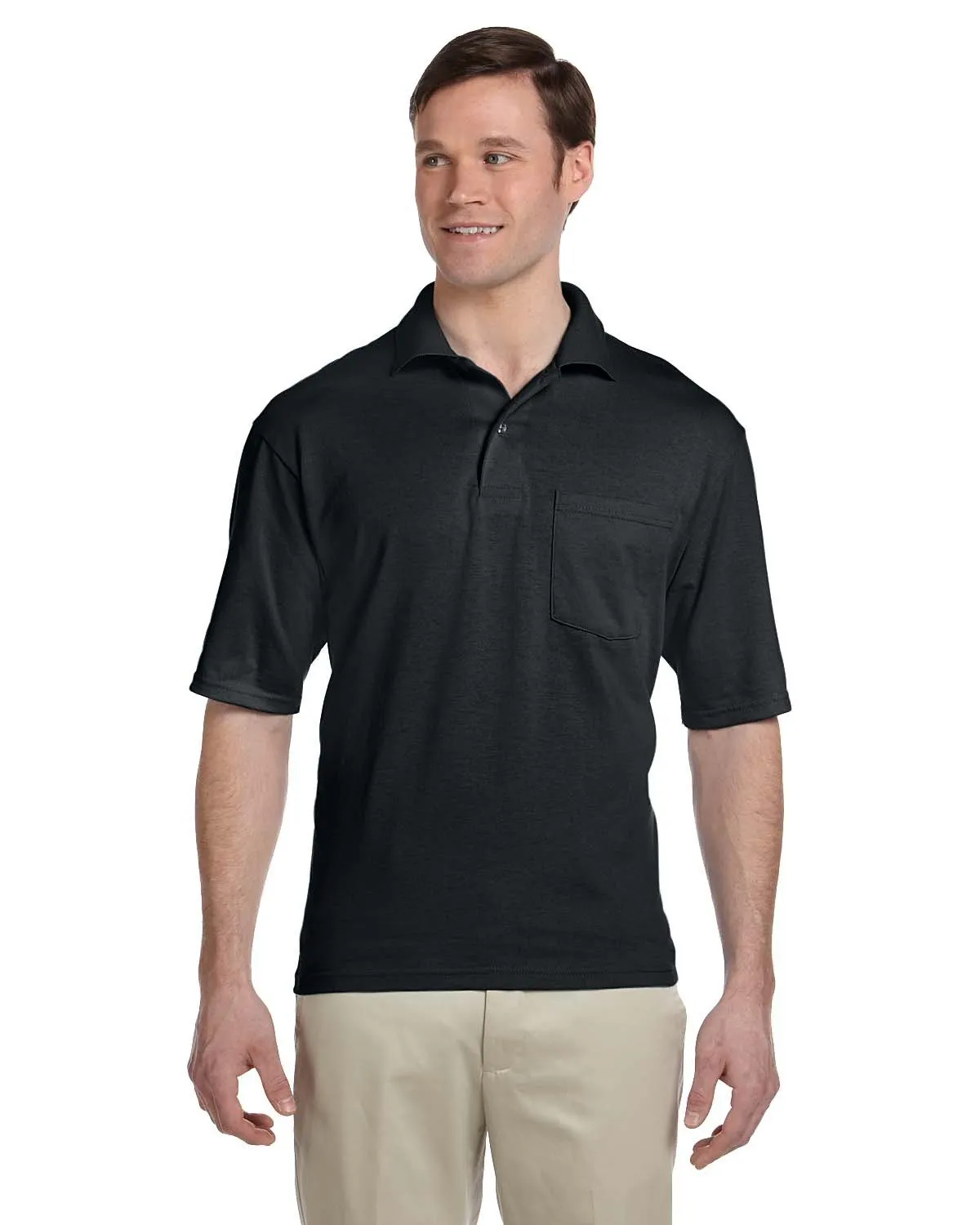 Jerzees 436P Adult SpotShield Pocket Jersey Polo