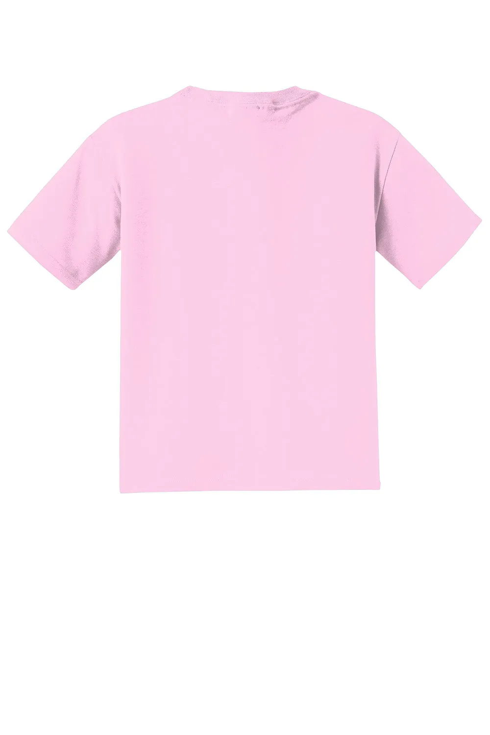 Jerzees Youth Dri-Power Moisture Wicking Short Sleeve Crewneck T-Shirt - Classic Pink
