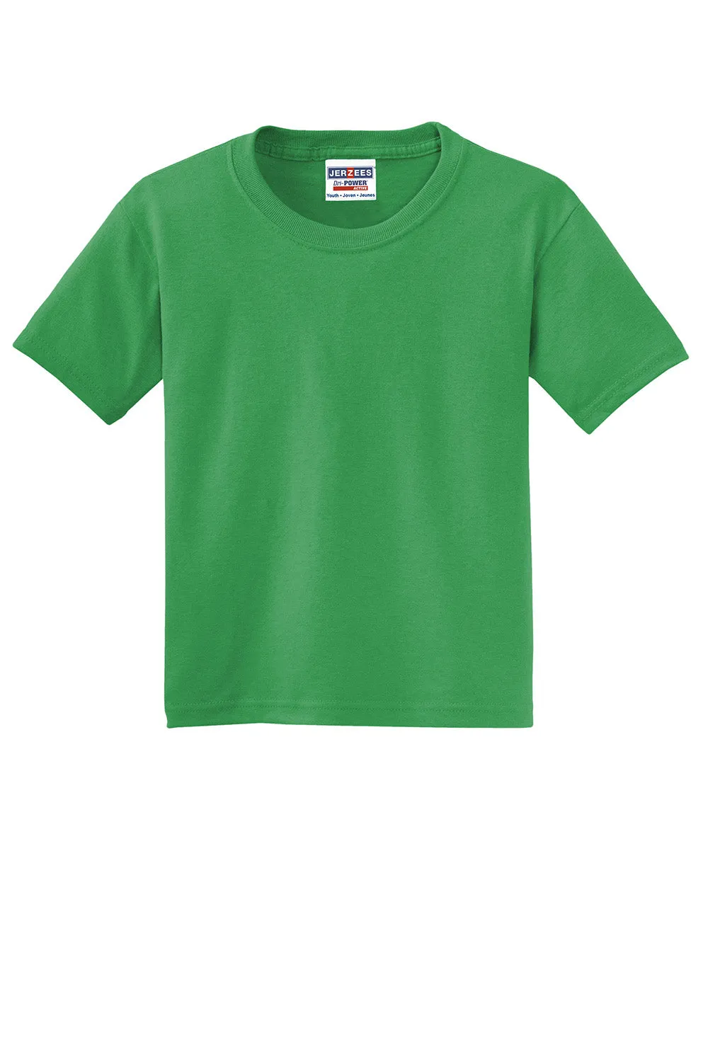 Jerzees Youth Dri-Power Moisture Wicking Short Sleeve Crewneck T-Shirt - Kelly Green