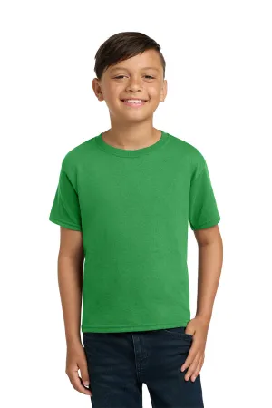 Jerzees Youth Dri-Power Moisture Wicking Short Sleeve Crewneck T-Shirt - Kelly Green
