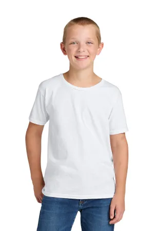 Jerzees Youth Ultimate Short Sleeve Crewneck T-Shirt - White