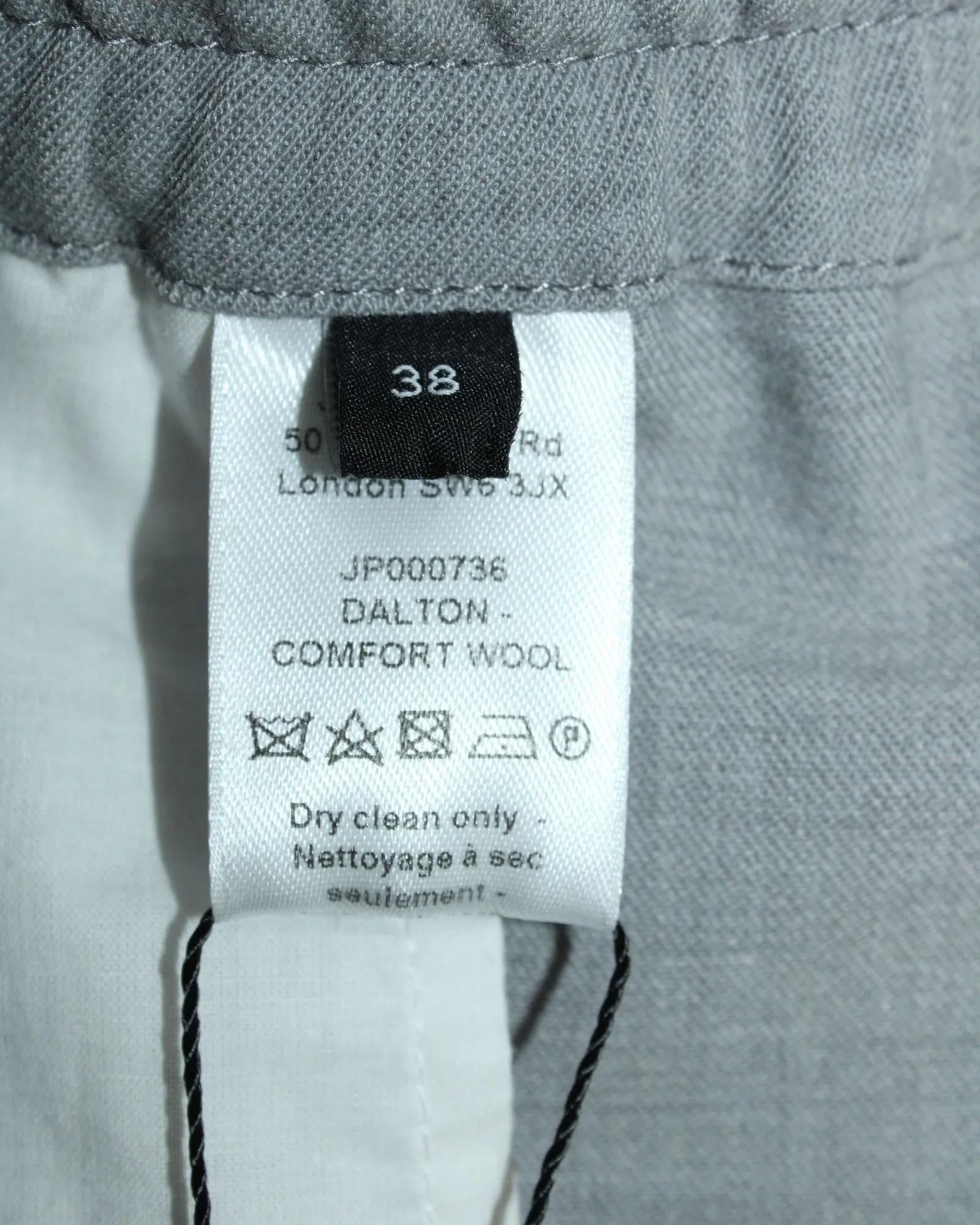 Joseph Dalton Comfort Trousers in Grey Wool