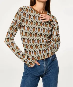 Joyce Top In Brown
