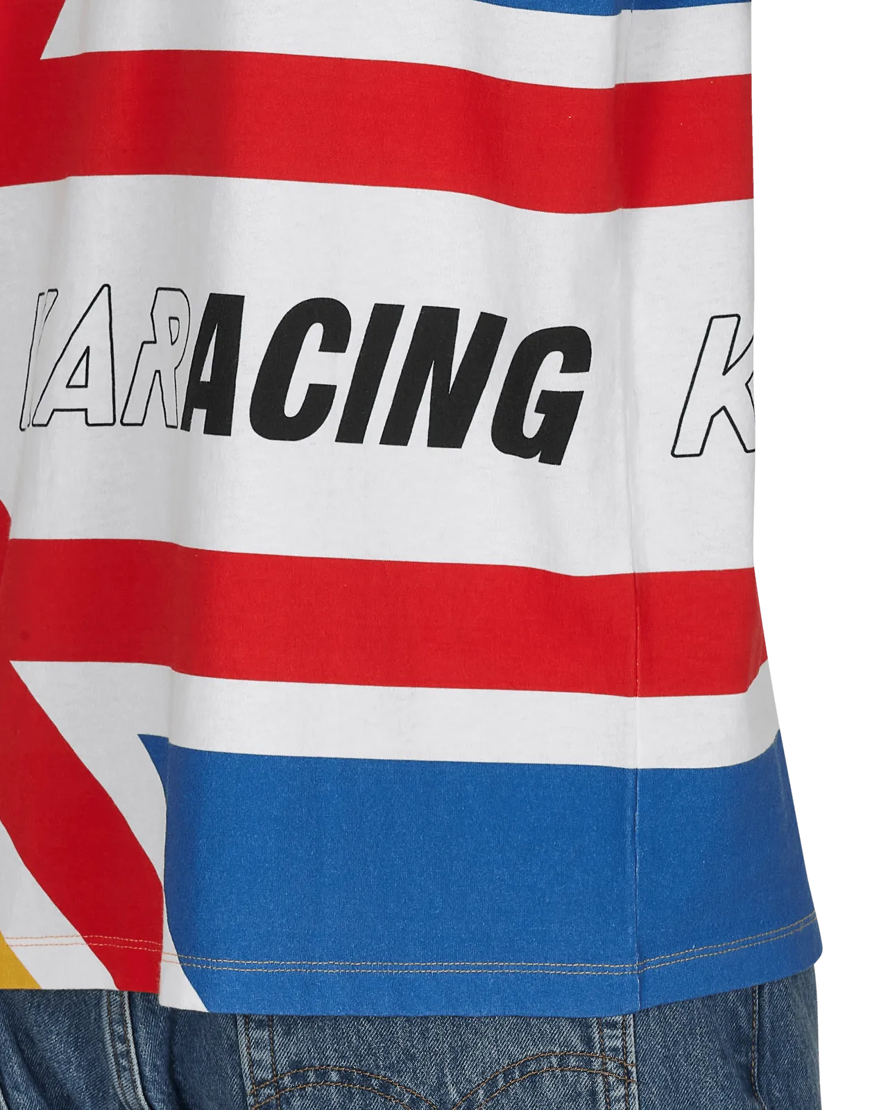 Karacing Helmet Graphic T-Shirt Multicolor