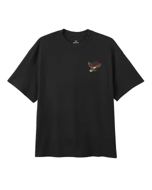 Keller T-Shirt in Black Worn Wash