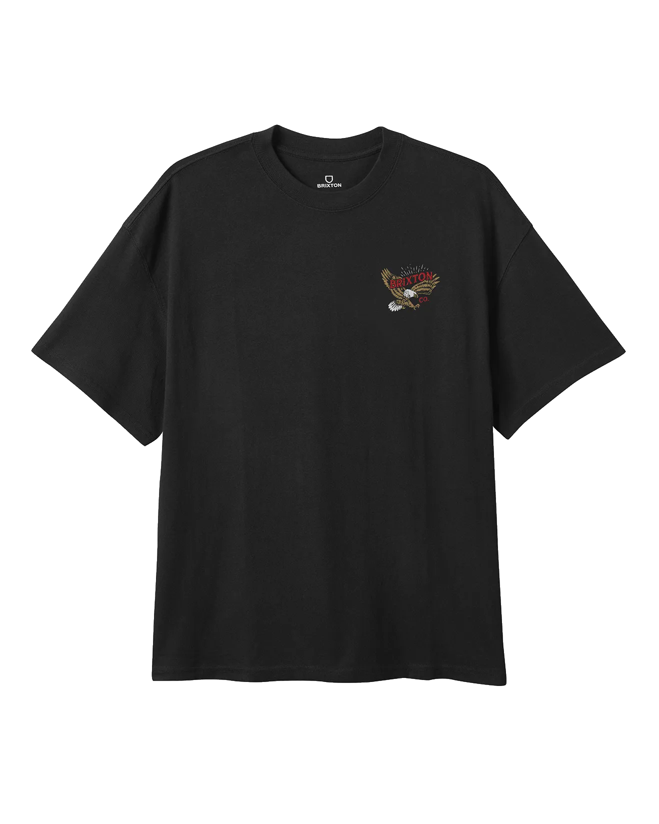 Keller T-Shirt in Black Worn Wash