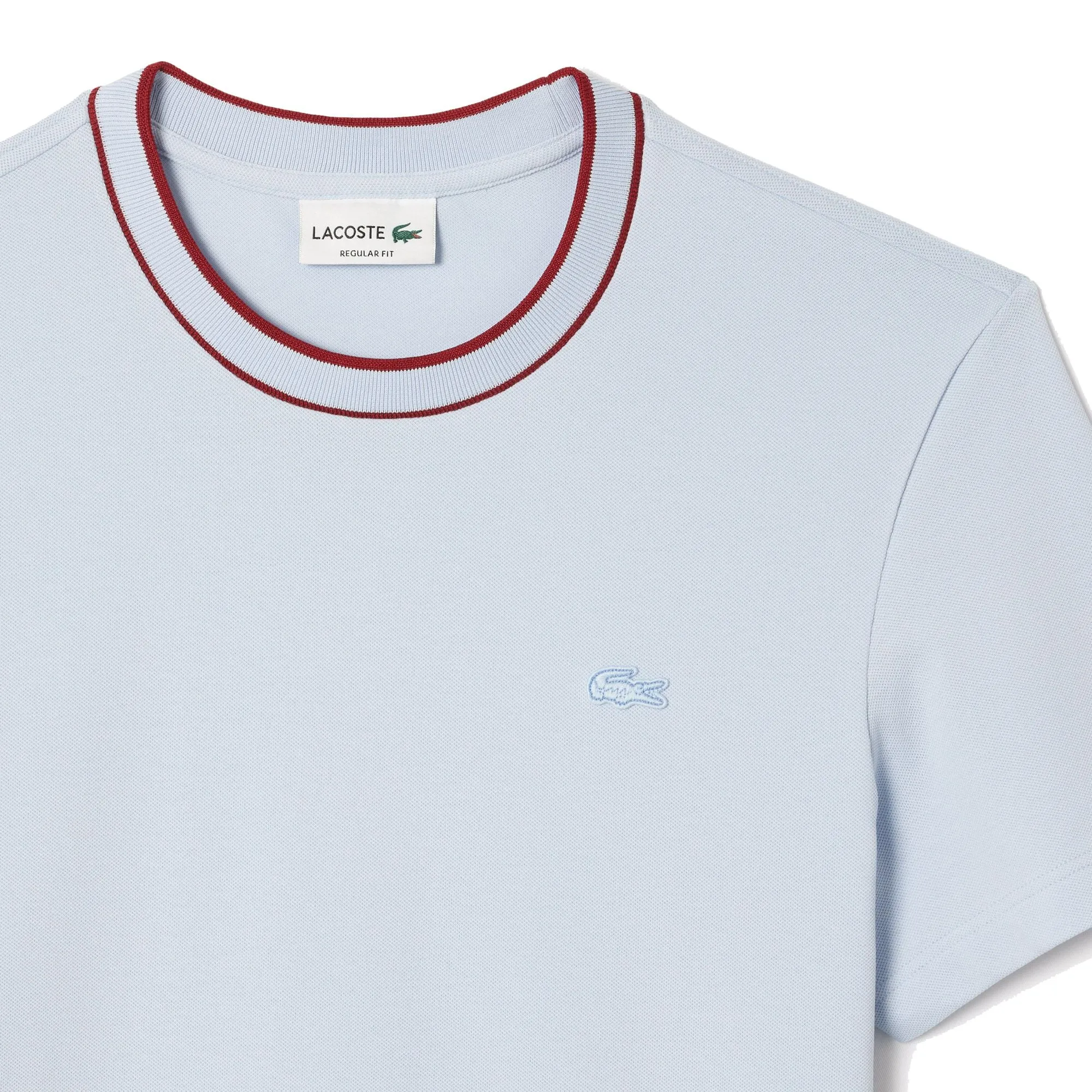Lacoste TH8174 Stripe Collar T-Shirt