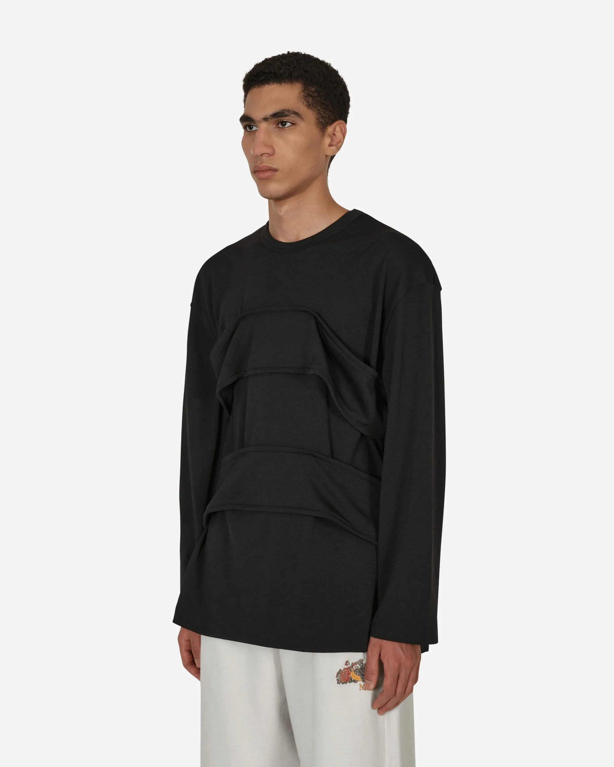 Layered Longsleeve T-Shirt Black