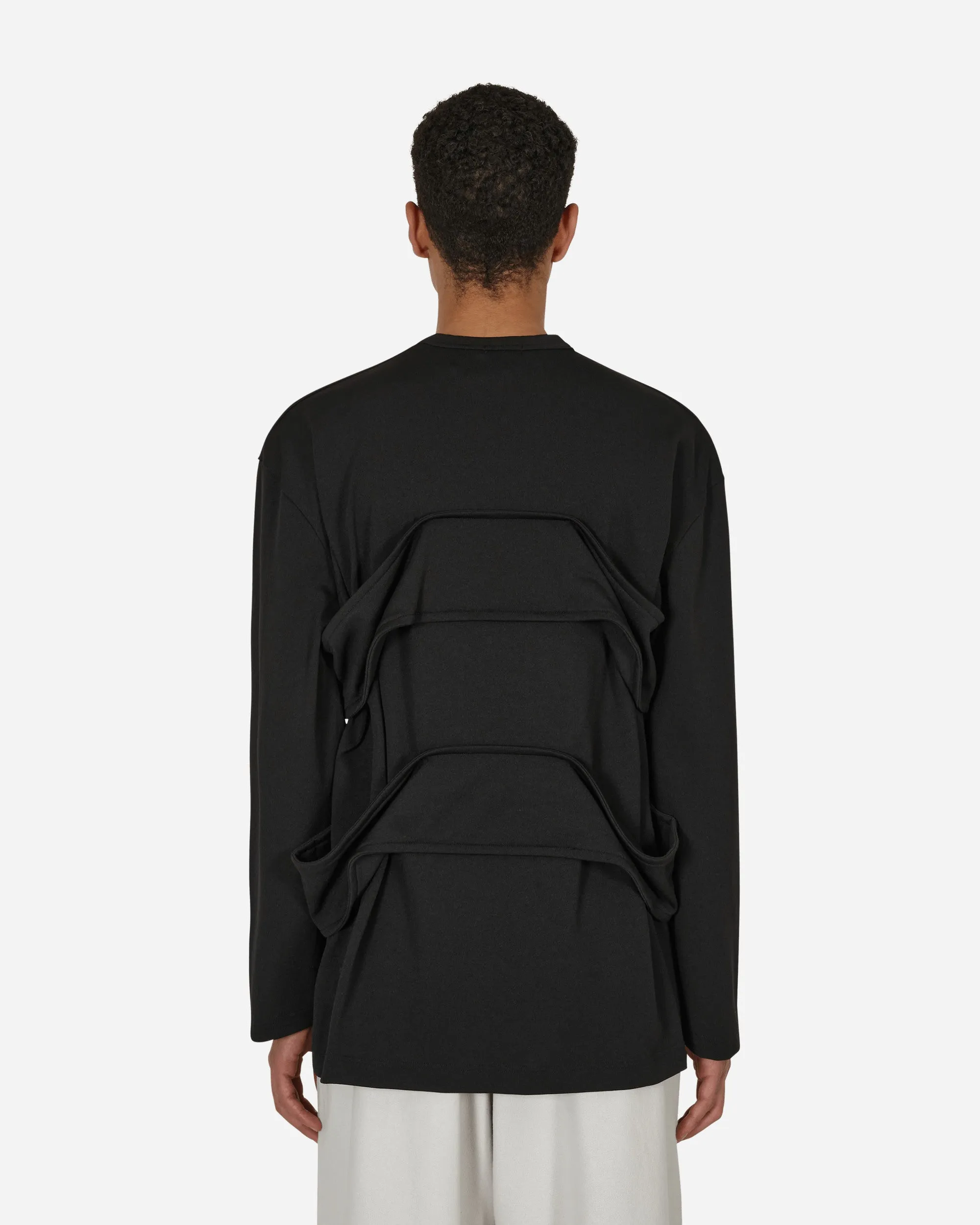 Layered Longsleeve T-Shirt Black