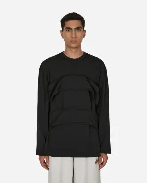 Layered Longsleeve T-Shirt Black
