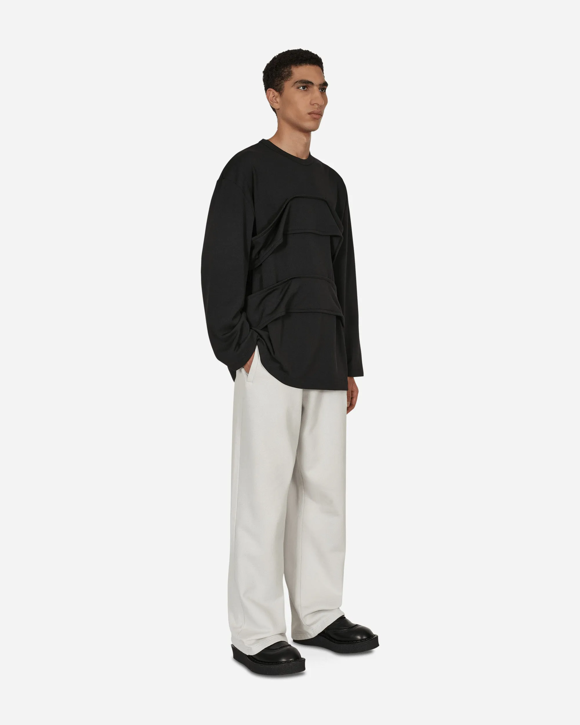Layered Longsleeve T-Shirt Black