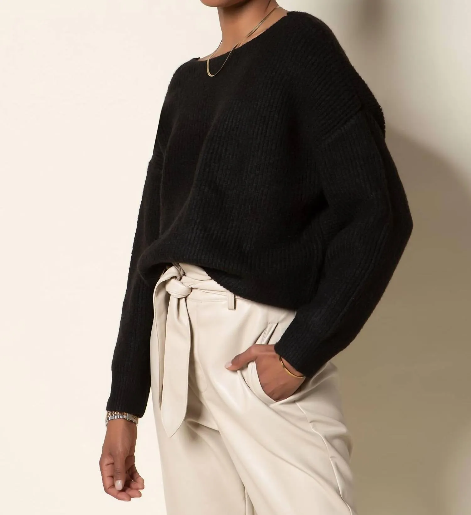 Leigh Sweater In Black