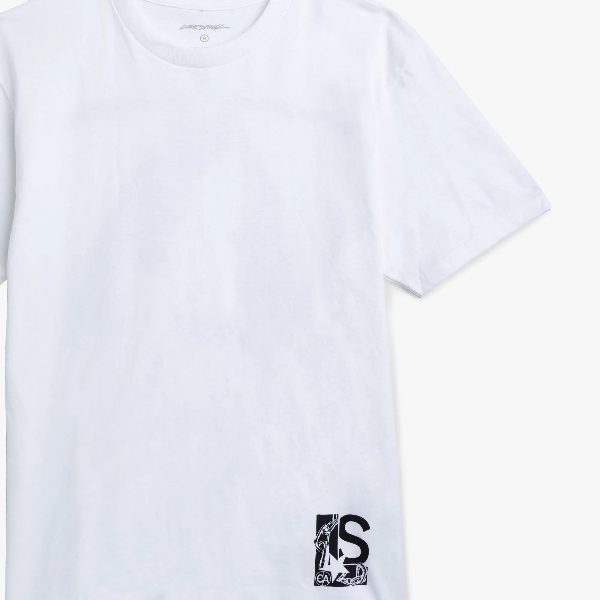 Livestock Chain Logo Censorious T-shirt / White