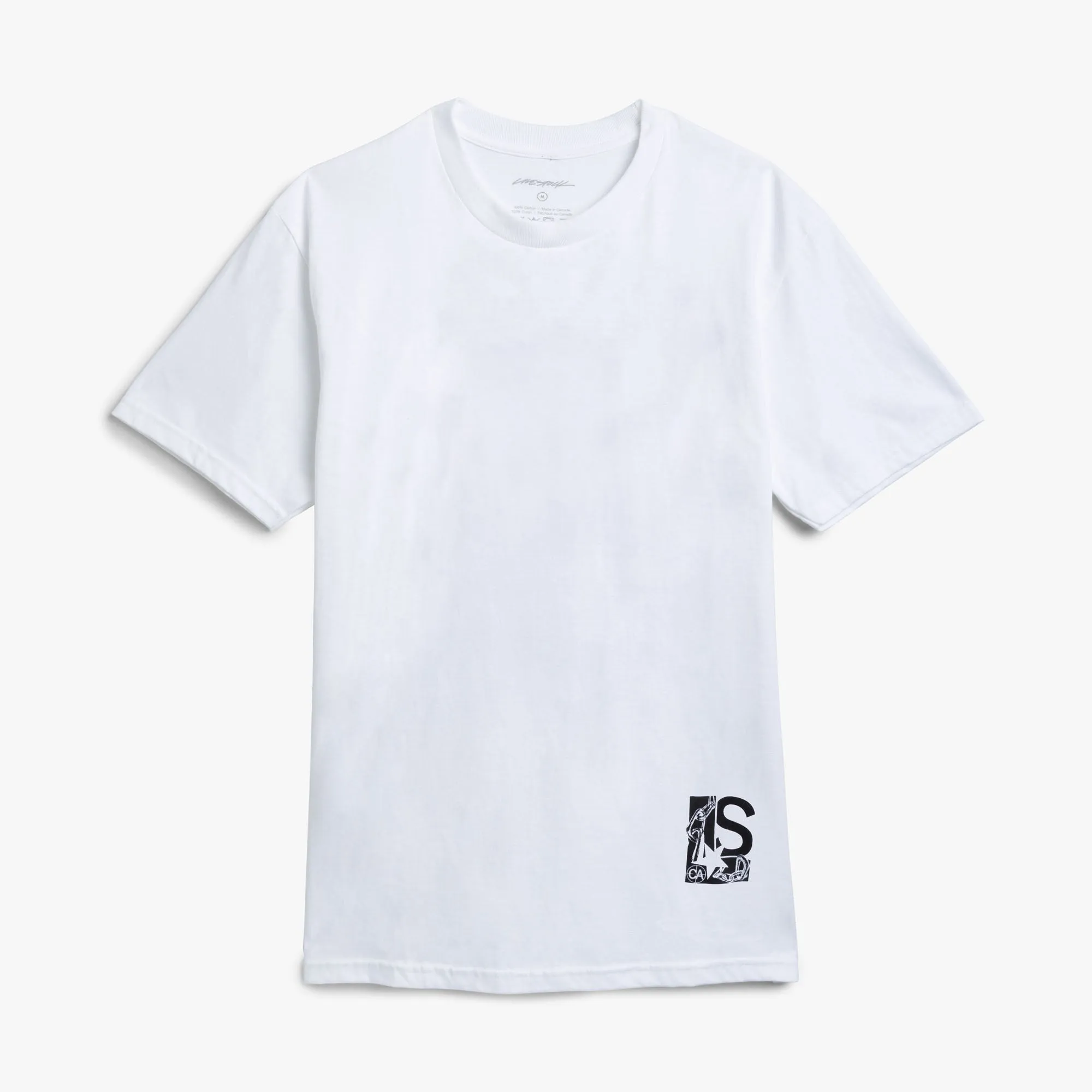 Livestock Chain Logo Censorious T-shirt / White