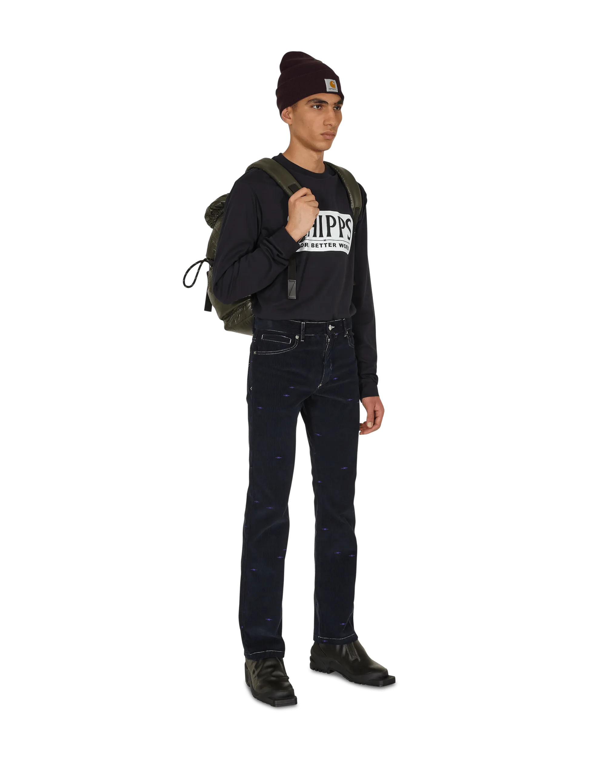 Logo Graphic Longsleeve T-Shirt Blue