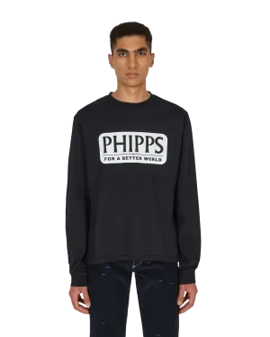 Logo Graphic Longsleeve T-Shirt Blue
