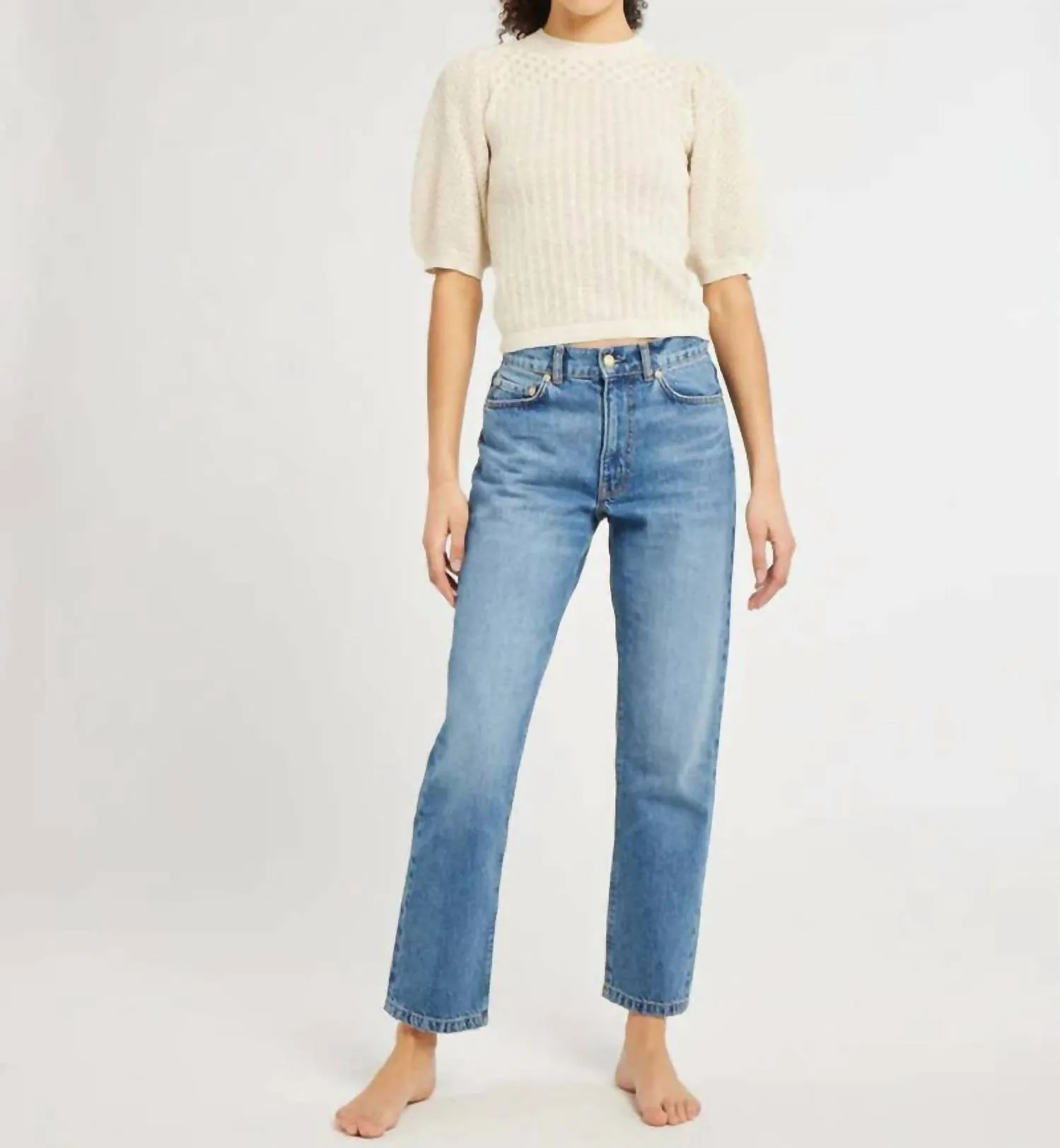 Lola Pullover Sweater In Ivory