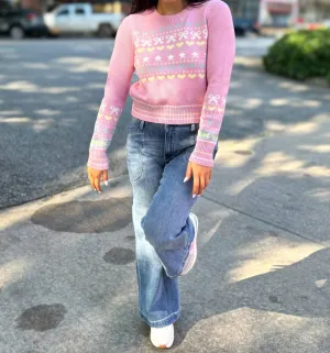 London Lights Sweater In Pink