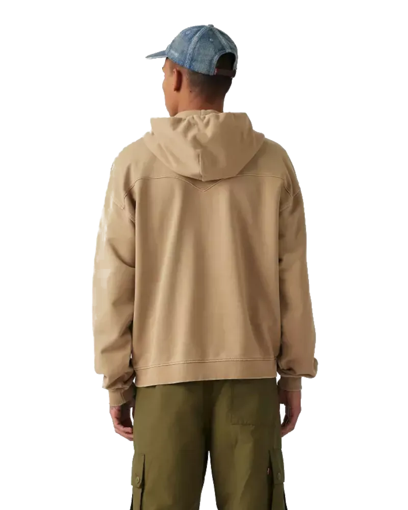 Lowell Western Zip Hoodie in Harvest Gold