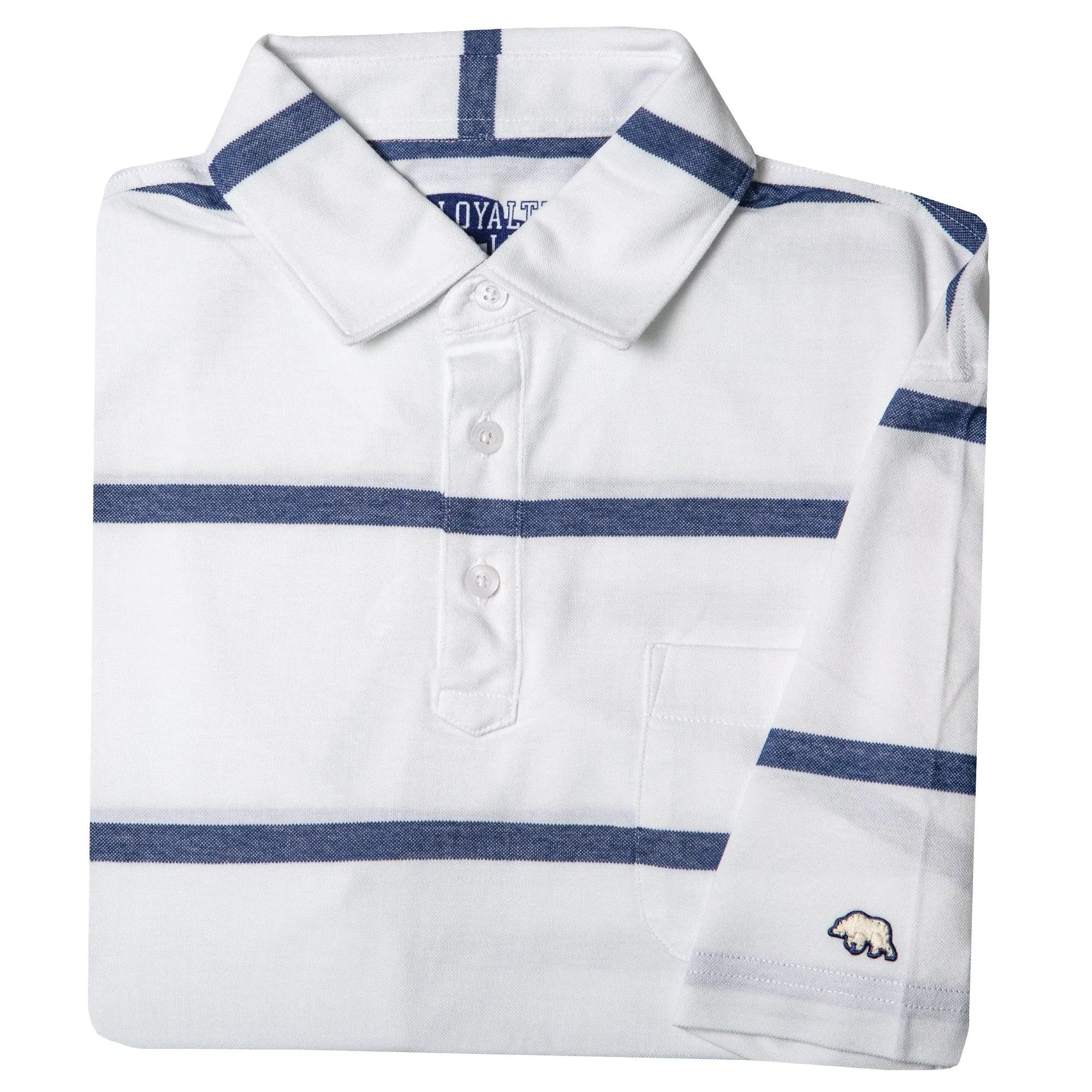 Loyalty Vintage Retro Stripe Polo