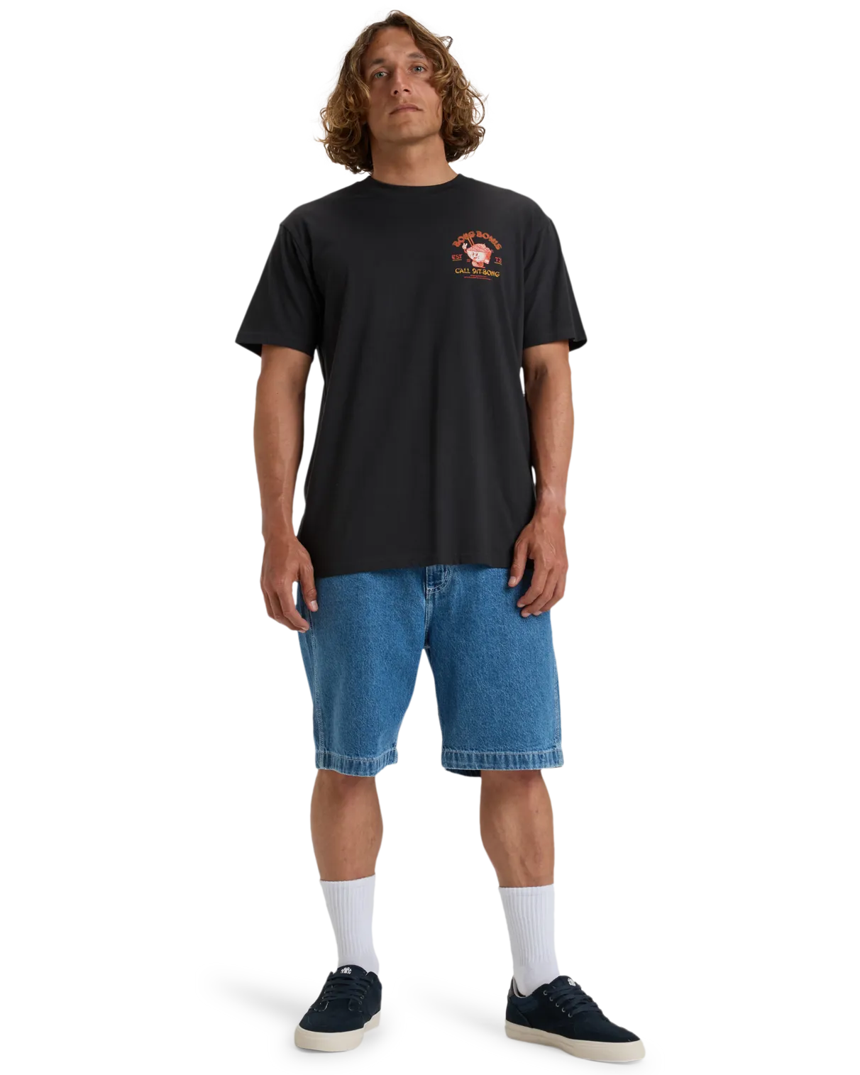 Lunch Break T-Shirt in Washed Black