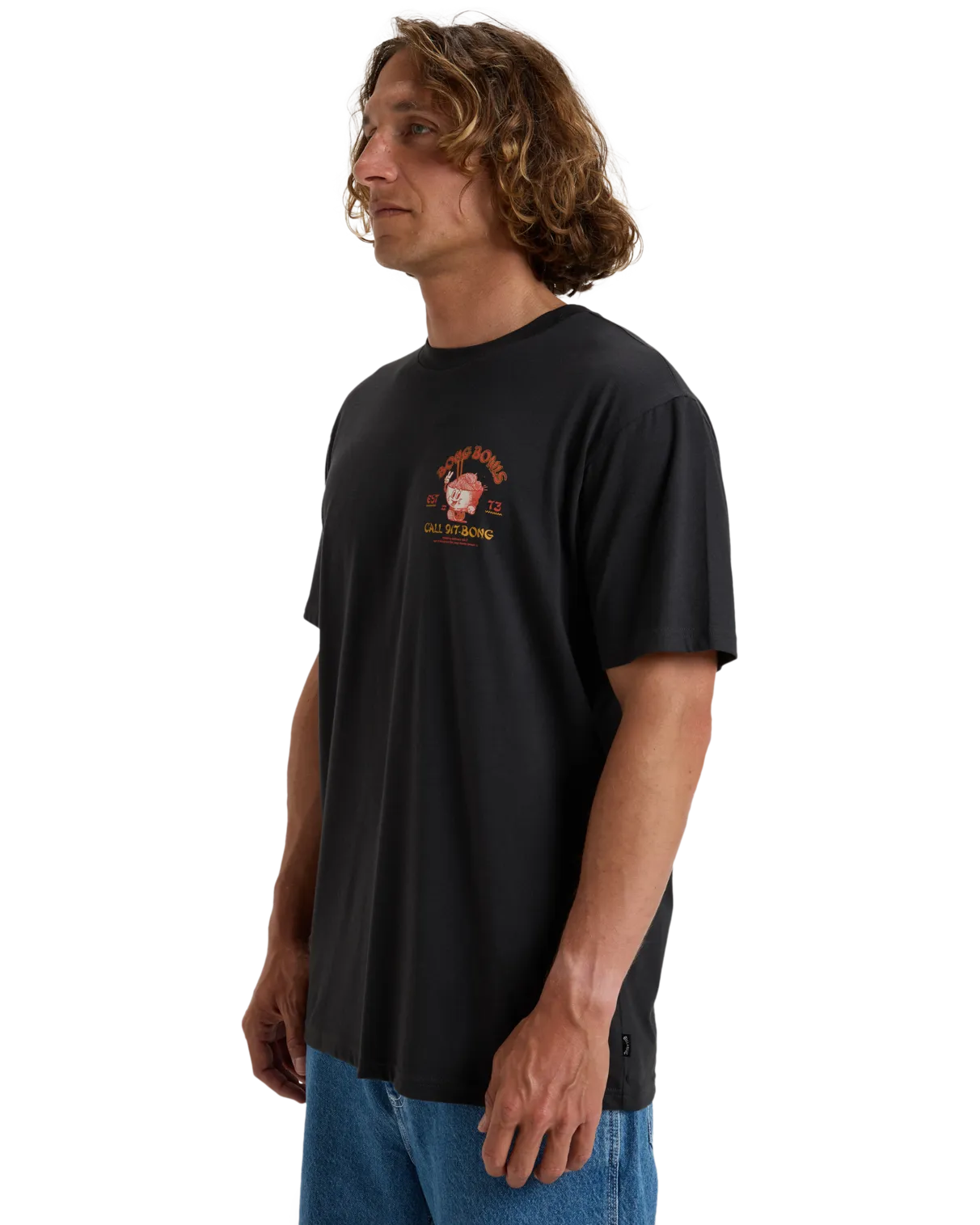 Lunch Break T-Shirt in Washed Black