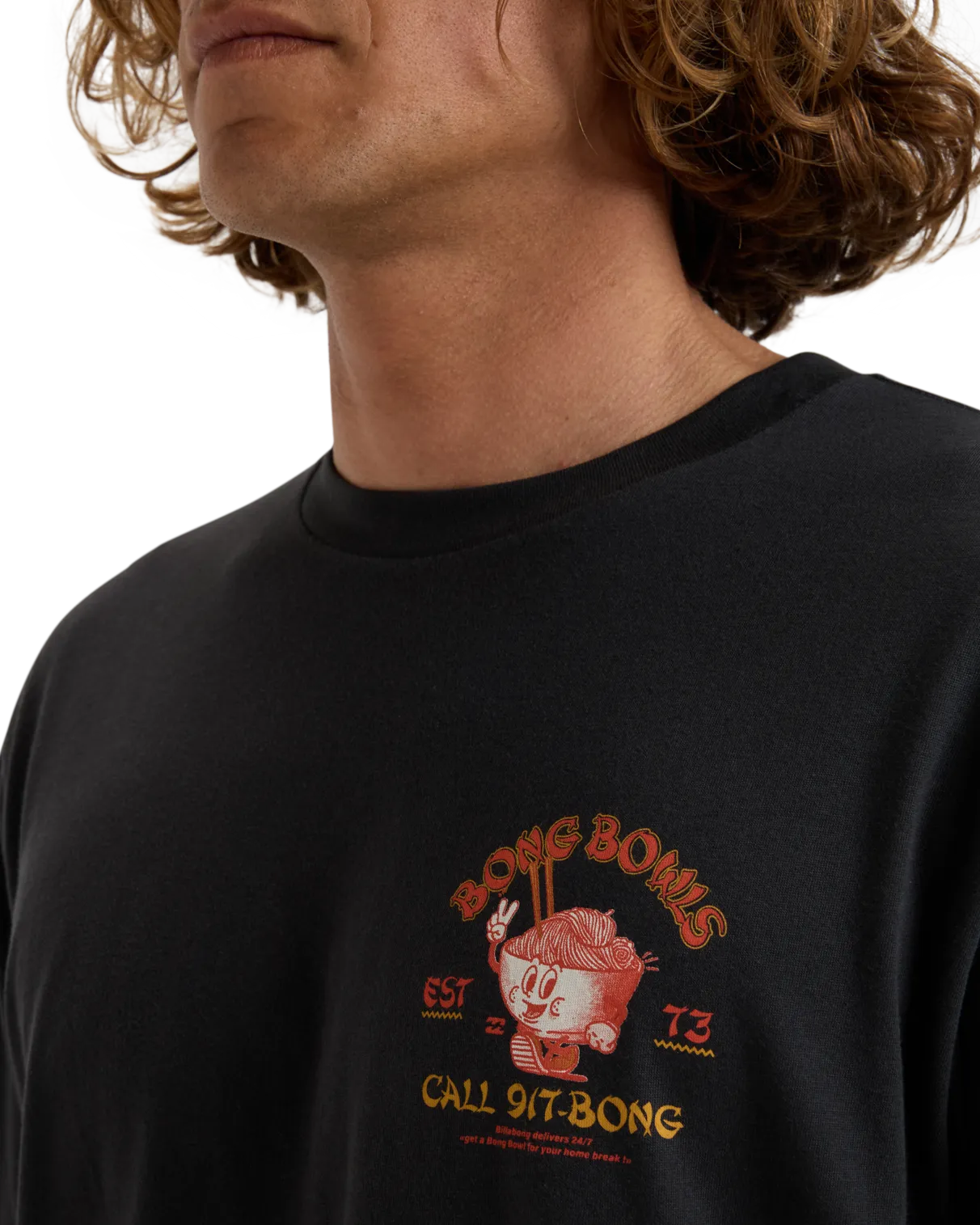 Lunch Break T-Shirt in Washed Black