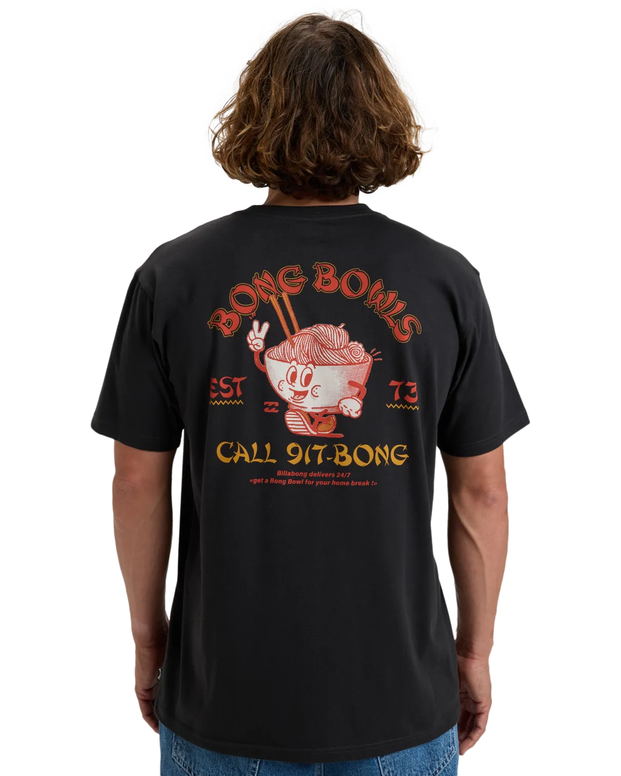 Lunch Break T-Shirt in Washed Black