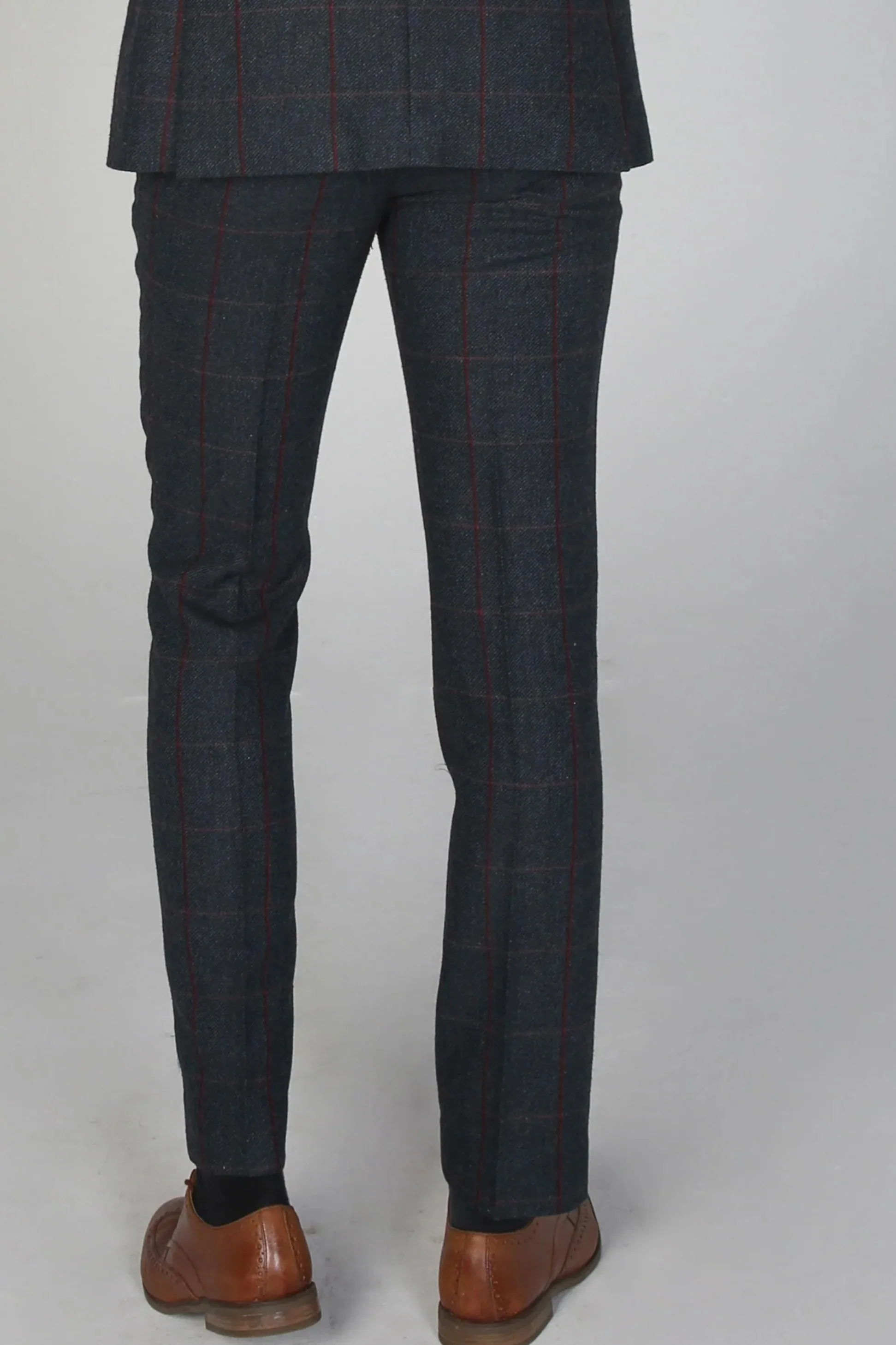 Madrid Check Tweed Trousers